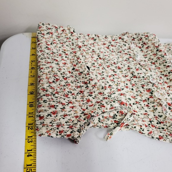 Pretty Garden Womens Smocked Floral Cottagecore Midi Dress Size M Whimsical - Picture 7 of 10